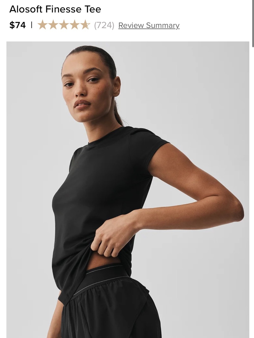 Alo Yoga Finesse Tee